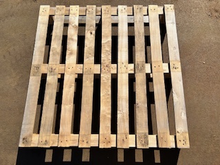 NO.24　【中古】木製パレット1100×1100×140ｈ